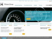 Tablet Screenshot of miksongroup.com